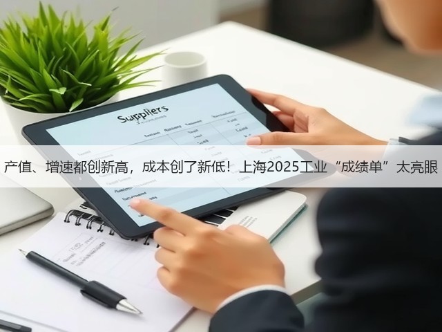 产值、增速都创新高，成本创了新低！上海2025工业“成绩单”太亮眼(图2)