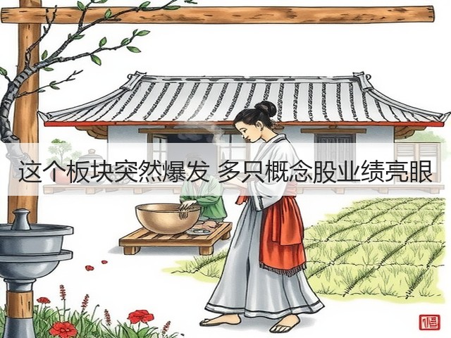 这个板块突然爆发 多只概念股业绩亮眼(图2) 这个板块突然爆发 多只概念股业绩亮眼(图2)