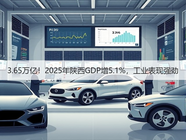 3.65万亿!2025年陕西GDP增5.1%,工业表现强劲(图2) 3.65万亿!2025年陕西GDP增5.1%,工业表现强劲(图2)