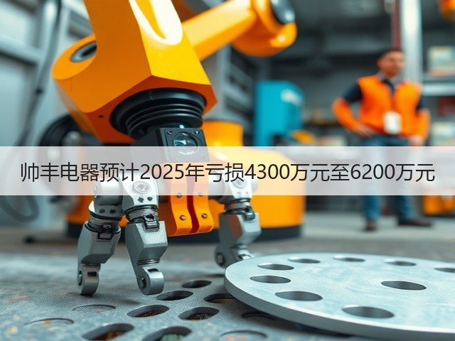 帅丰电器预计2025年亏损4300万元至6200万元(图1) 帅丰电器预计2025年亏损4300万元至6200万元(图1)