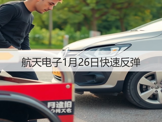 航天电子1月26日快速反弹(图1)