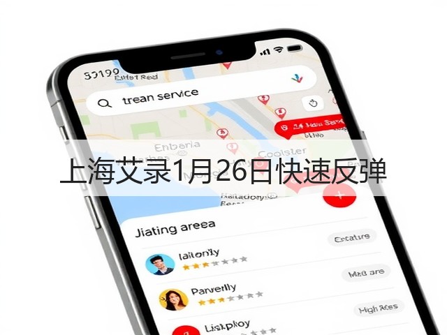 上海艾录1月26日快速反弹(图3) 上海艾录1月26日快速反弹(图3)