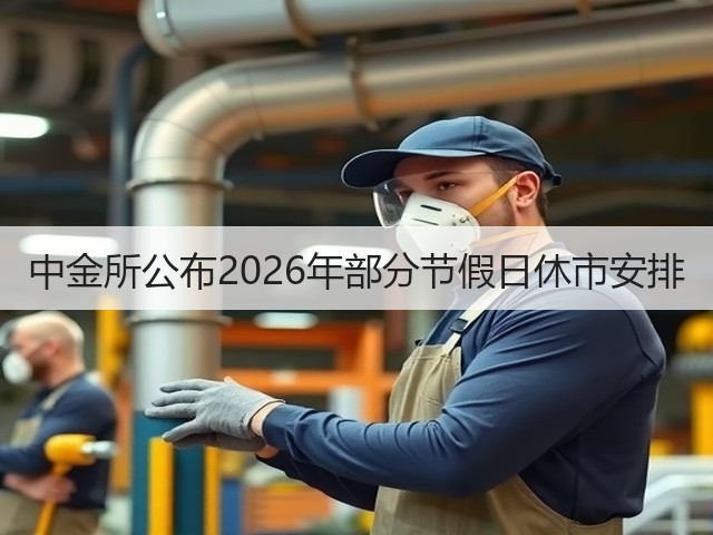 中金所公布2026年部分节假日休市安排(图1) 中金所公布2026年部分节假日休市安排(图1)
