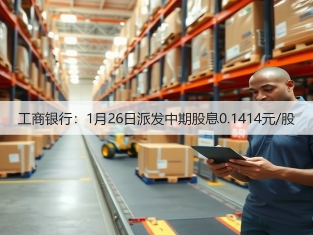 工商银行:1月26日派发中期股息0.1414元/股(图2) 工商银行:1月26日派发中期股息0.1414元/股(图2)