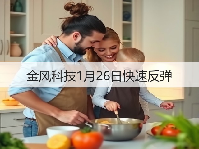 金风科技1月26日快速反弹(图1) 金风科技1月26日快速反弹(图1)