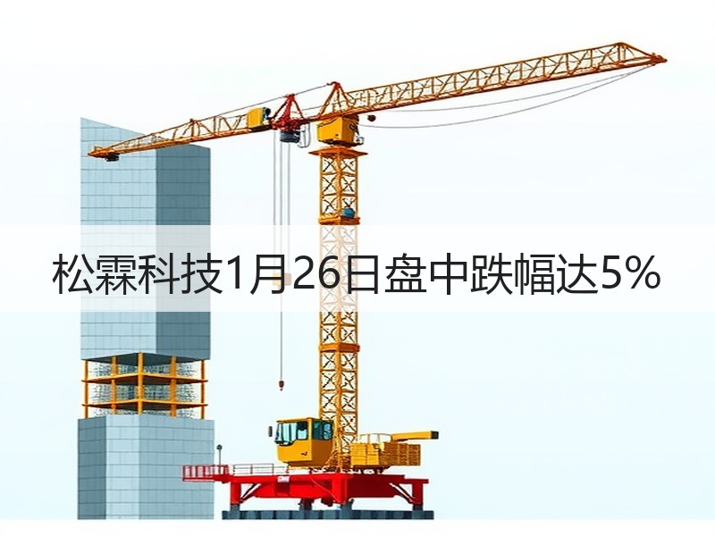 松霖科技1月26日盘中跌幅达5%