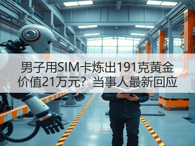 男子用SIM卡炼出191克黄金 价值21万元?当事人最新回应(图3) 男子用SIM卡炼出191克黄金 价值21万元?当事人最新回应(图3)