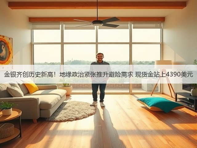 金银齐创历史新高!地缘政治紧张推升避险需求 现货金站上4390美元(图2) 金银齐创历史新高!地缘政治紧张推升避险需求 现货金站上4390美元(图2)