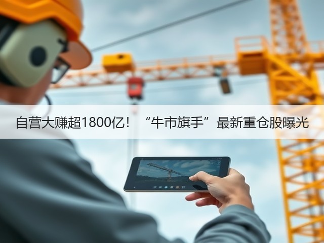 自营大赚超1800亿!“牛市旗手”最新重仓股曝光(图1) 自营大赚超1800亿!“牛市旗手”最新重仓股曝光(图1)