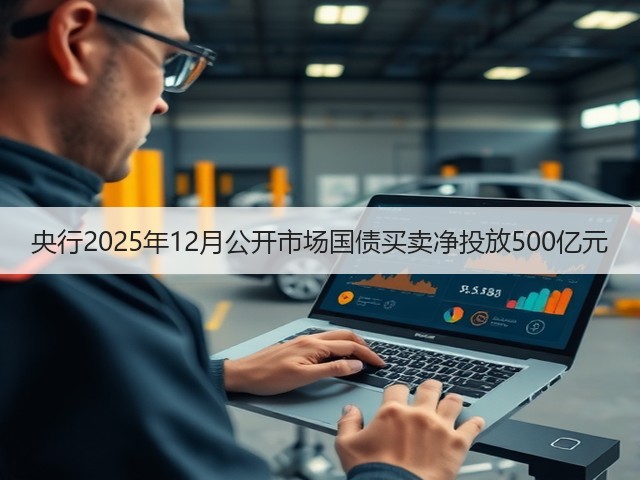 央行2025年12月公开市场国债买卖净投放500亿元(图2)