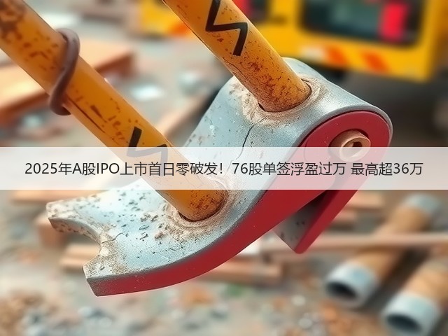 2025年A股IPO上市首日零破发！76股单签浮盈过万 最高超36万(图3)