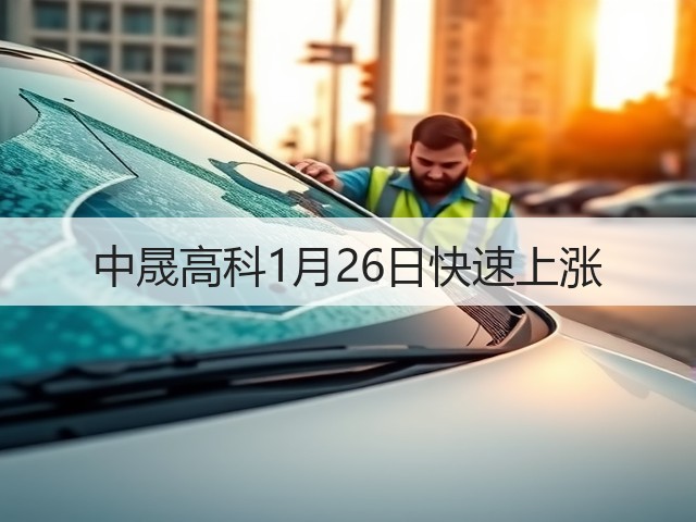 中晟高科1月26日快速上涨(图3) 中晟高科1月26日快速上涨(图3)