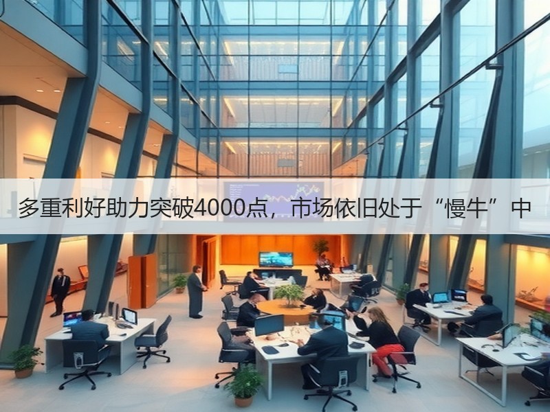 多重利好助力突破4000点，市场依旧处于“慢牛”中