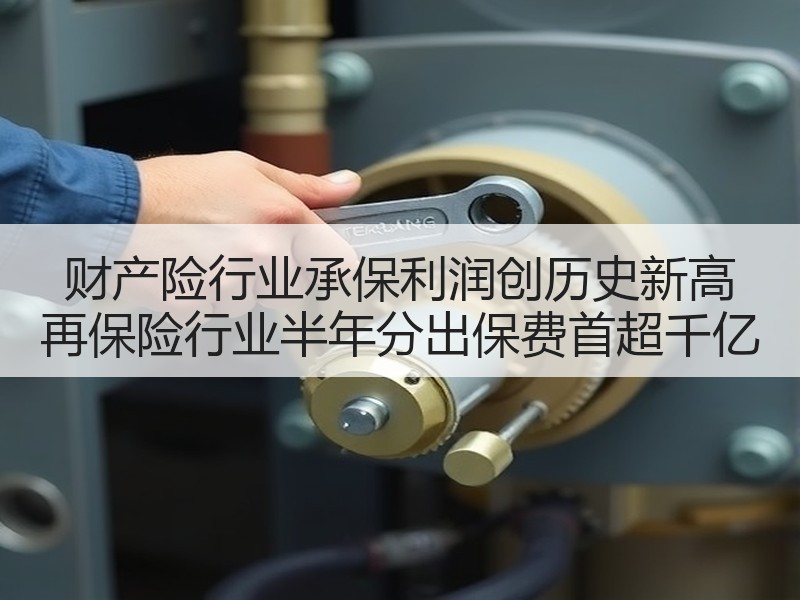 财产险行业承保利润创历史新高 再保险行业半年分出保费首超千亿