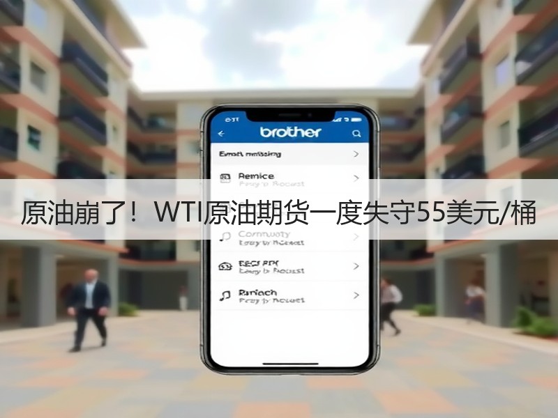 原油崩了！WTI原油期货一度失守55美元/桶
