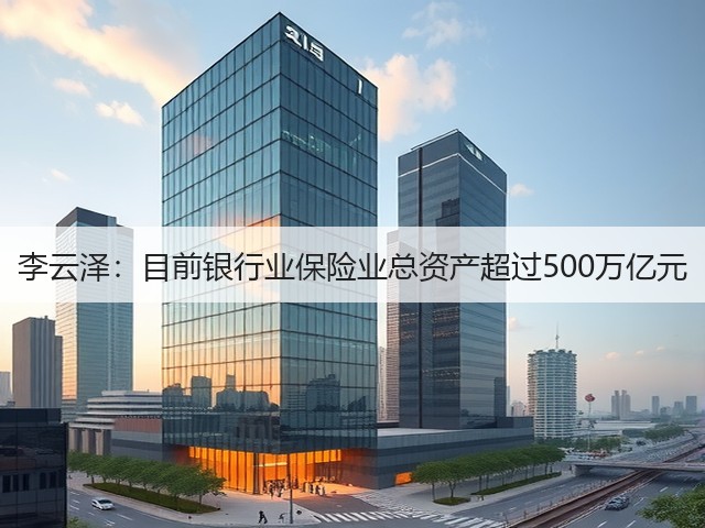 李云泽:目前银行业保险业总资产超过500万亿元(图1) 李云泽:目前银行业保险业总资产超过500万亿元(图1)