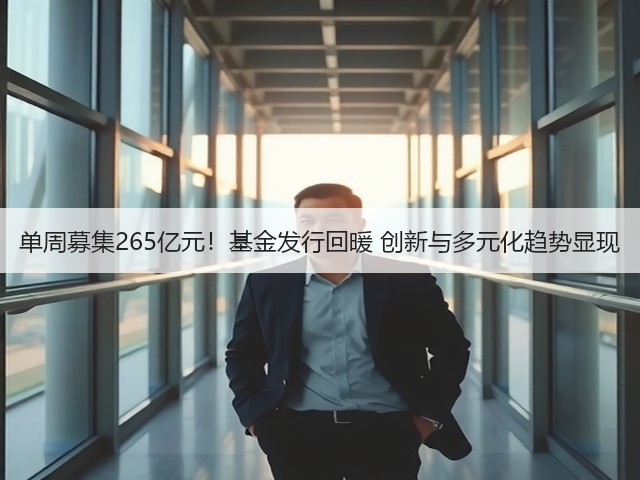 单周募集265亿元!基金发行回暖 创新与多元化趋势显现(图3) 单周募集265亿元!基金发行回暖 创新与多元化趋势显现(图3)