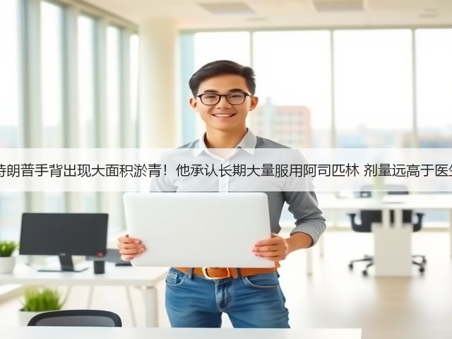 79岁特朗普手背出现大面积淤青！他承认长期大量服用阿司匹林 剂量远高于医生建议(图1)