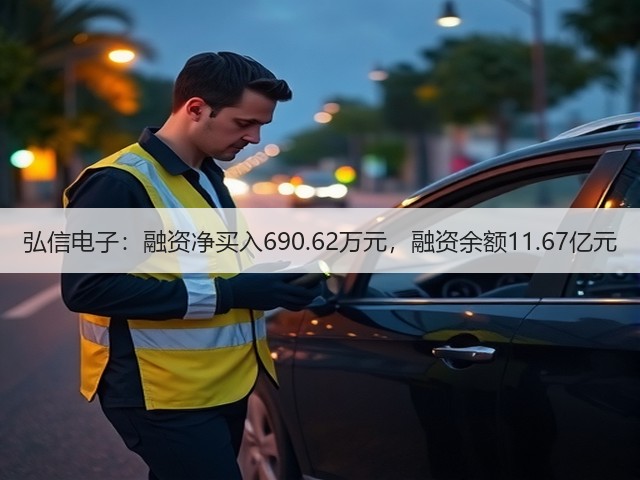 弘信电子：融资净买入690.62万元，融资余额11.67亿元(图2)