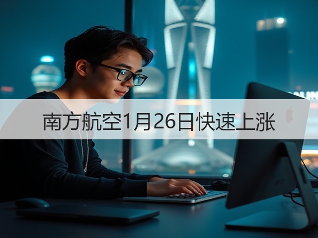 南方航空1月26日快速上涨(图3) 南方航空1月26日快速上涨(图3)