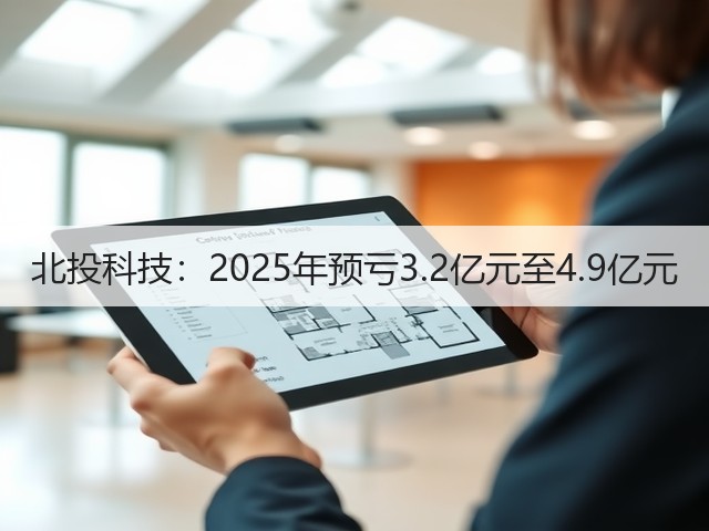 北投科技:2025年预亏3.2亿元至4.9亿元(图1) 北投科技:2025年预亏3.2亿元至4.9亿元(图1)