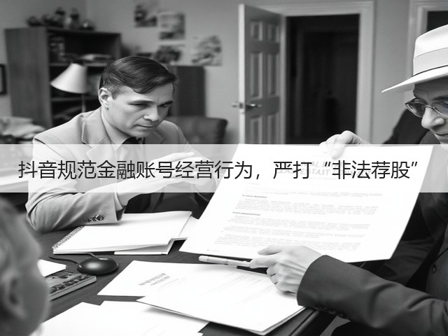 抖音规范金融账号经营行为,严打“非法荐股”(图3) 抖音规范金融账号经营行为,严打“非法荐股”(图3)