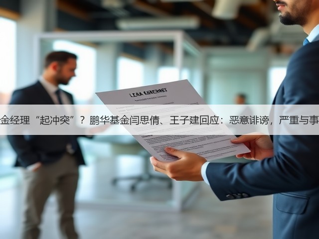 网传基金经理“起冲突”?鹏华基金闫思倩、王子建回应:恶意诽谤,严重与事实不符(图2) 网传基金经理“起冲突”?鹏华基金闫思倩、王子建回应:恶意诽谤,严重与事实不符(图2)