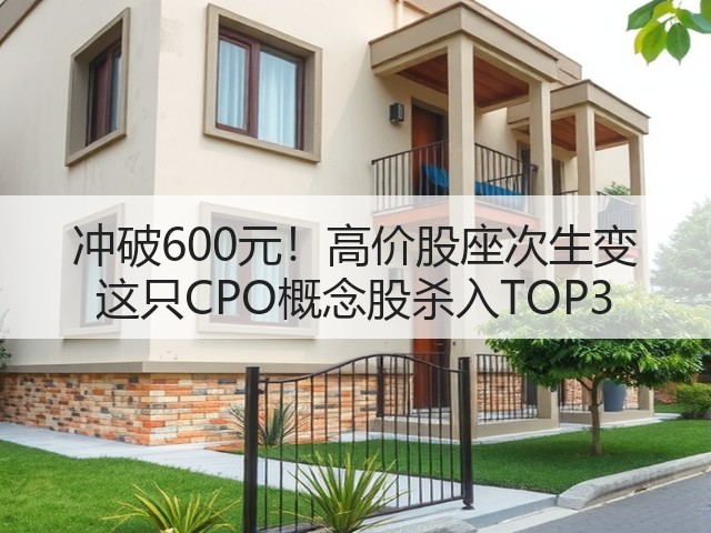 冲破600元！高价股座次生变 这只CPO概念股杀入TOP3(图2)