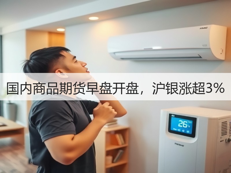 国内商品期货早盘开盘，沪银涨超3%