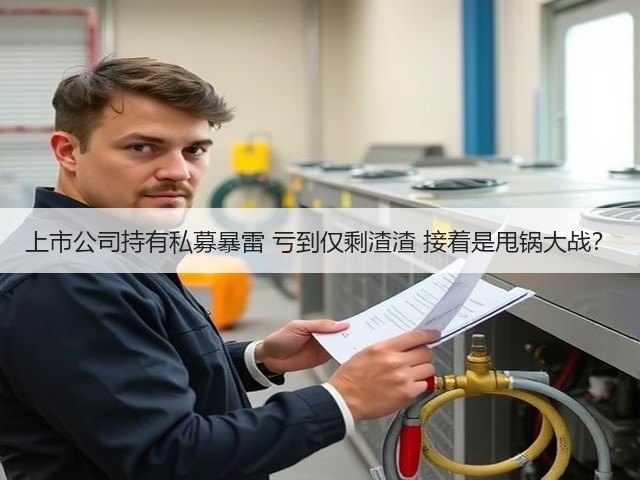 上市公司持有私募暴雷 亏到仅剩渣渣 接着是甩锅大战?(图1) 上市公司持有私募暴雷 亏到仅剩渣渣 接着是甩锅大战?(图1)