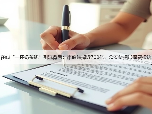众安在线“一杯奶茶钱”引流背后：市值跌掉近700亿，众安贷捆绑保费投诉频发(图2)