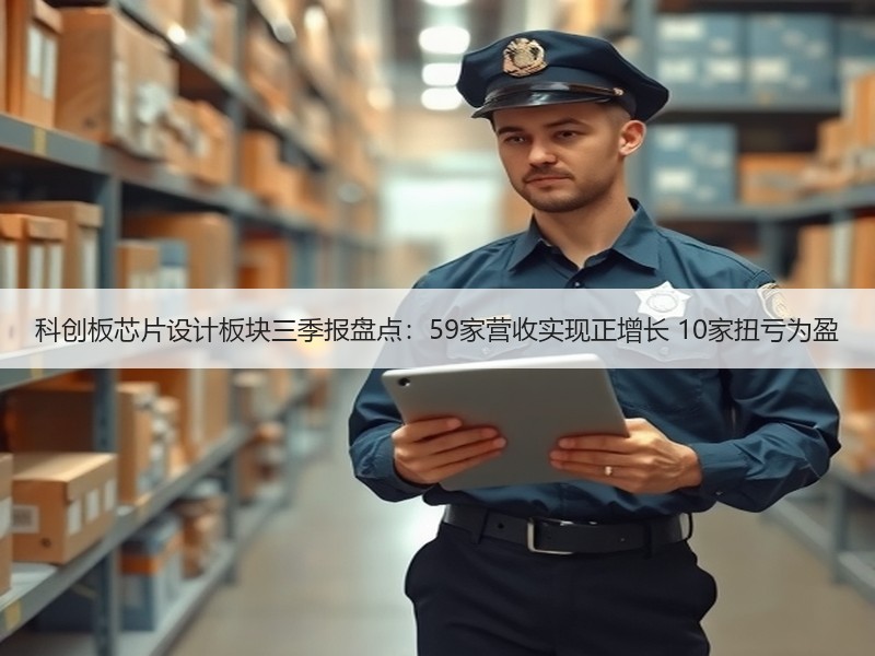 科创板芯片设计板块三季报盘点：59家营收实现正增长 10家扭亏为盈