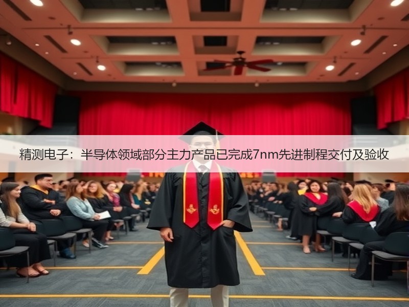 精测电子：半导体领域部分主力产品已完成7nm先进制程交付及验收