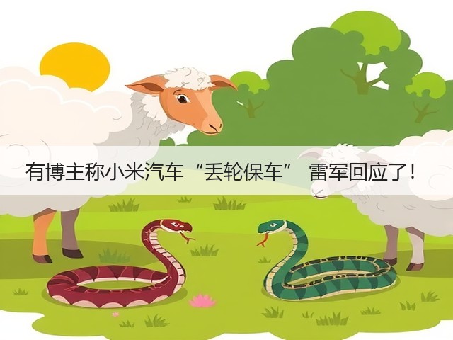 有博主称小米汽车“丢轮保车” 雷军回应了!(图1) 有博主称小米汽车“丢轮保车” 雷军回应了!(图1)
