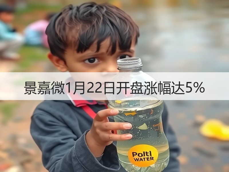 景嘉微1月22日开盘涨幅达5%