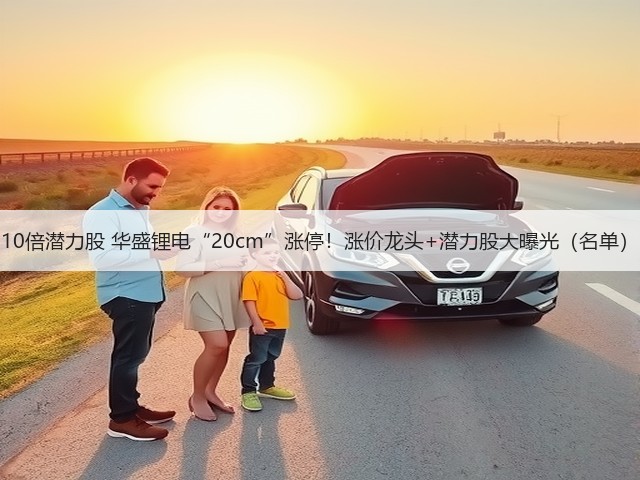 10倍潜力股 华盛锂电“20cm”涨停!涨价龙头+潜力股大曝光(名单)(图1) 10倍潜力股 华盛锂电“20cm”涨停!涨价龙头+潜力股大曝光(名单)(图1)