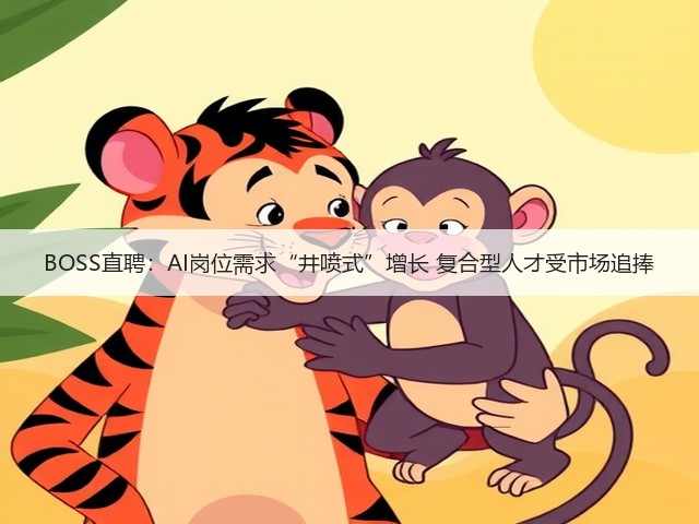 BOSS直聘：AI岗位需求“井喷式”增长 复合型人才受市场追捧(图2)