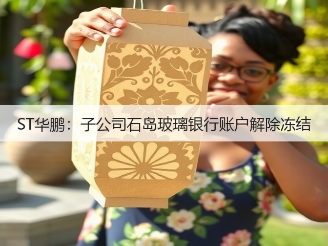 ST华鹏：子公司石岛玻璃银行账户解除冻结(图2)