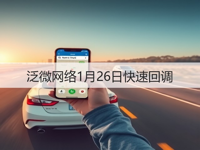 泛微网络1月26日快速回调(图3) 泛微网络1月26日快速回调(图3)