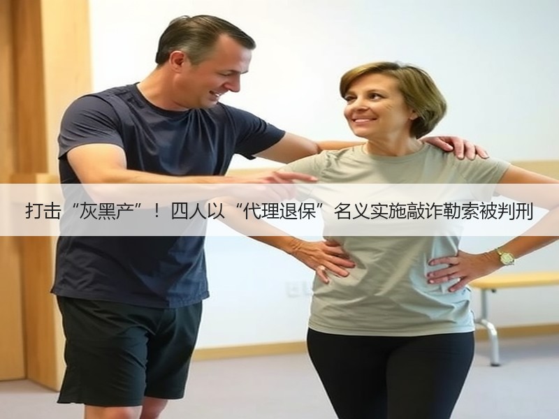 打击“灰黑产”！四人以“代理退保”名义实施敲诈勒索被判刑