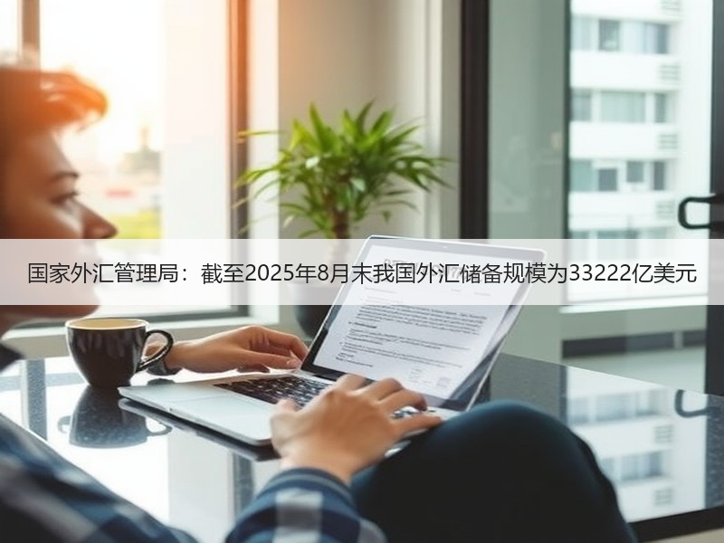 国家外汇管理局：截至2025年8月末我国外汇储备规模为33222亿美元