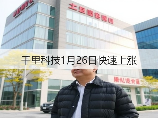 千里科技1月26日快速上涨(图1)