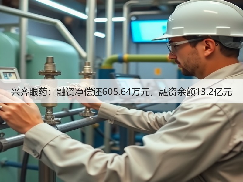 兴齐眼药：融资净偿还605.64万元，融资余额13.2亿元