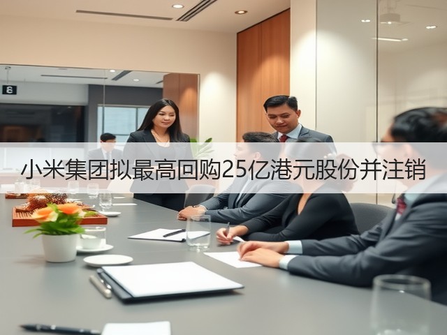 小米集团拟最高回购25亿港元股份并注销(图3) 小米集团拟最高回购25亿港元股份并注销(图3)
