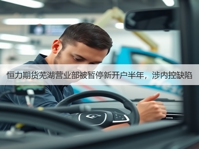 恒力期货芜湖营业部被暂停新开户半年,涉内控缺陷(图2) 恒力期货芜湖营业部被暂停新开户半年,涉内控缺陷(图2)