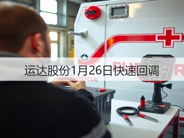 运达股份1月26日快速回调(图2) 运达股份1月26日快速回调(图2)