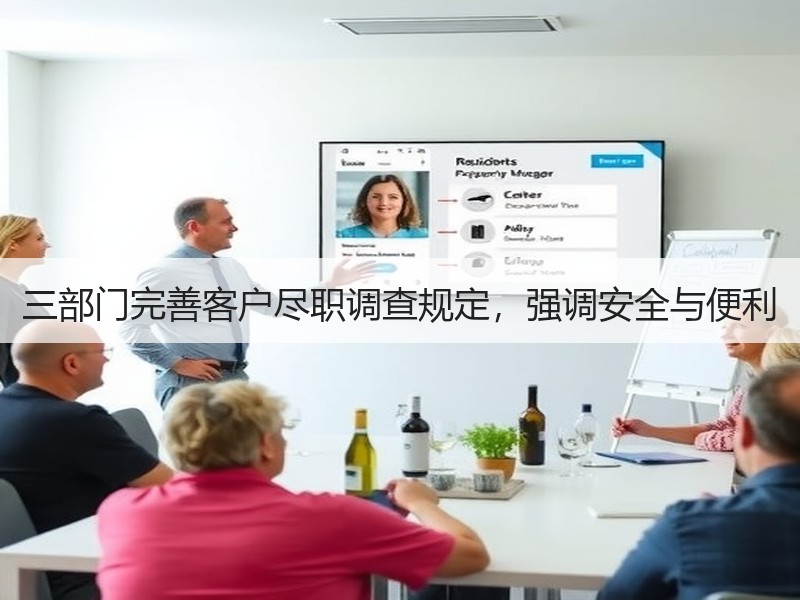 三部门完善客户尽职调查规定，强调安全与便利