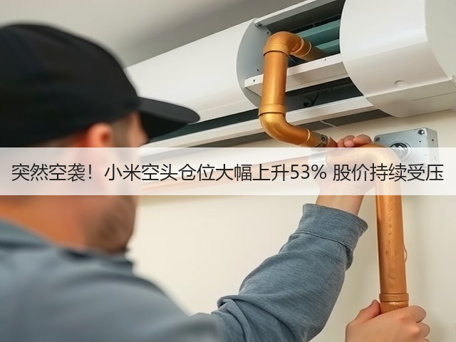 突然空袭!小米空头仓位大幅上升53% 股价持续受压(图1) 突然空袭!小米空头仓位大幅上升53% 股价持续受压(图1)
