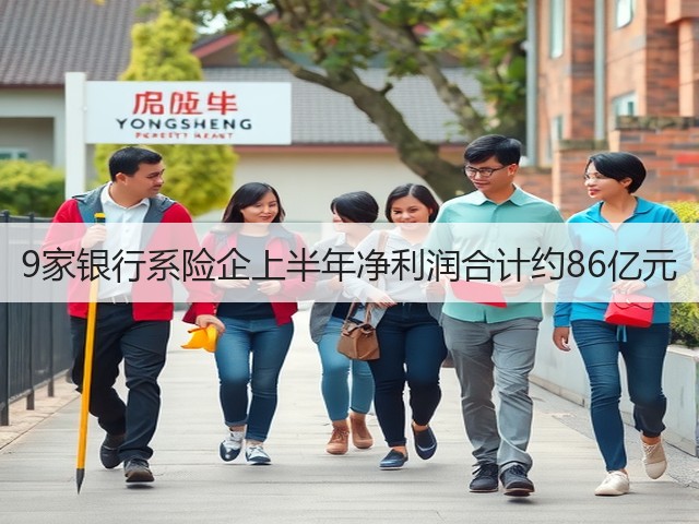 9家银行系险企上半年净利润合计约86亿元(图1)