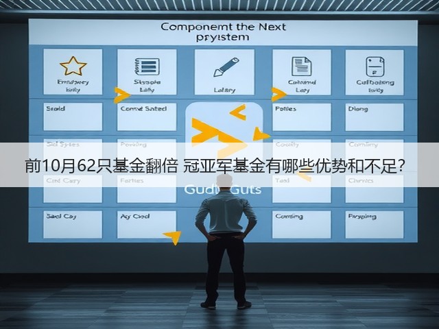 前10月62只基金翻倍 冠亚军基金有哪些优势和不足？(图3)
